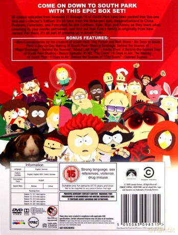 South Park: Seasons 11-15 [15DVD]
