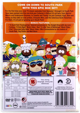 South Park: Seasons 1-5 [15DVD]