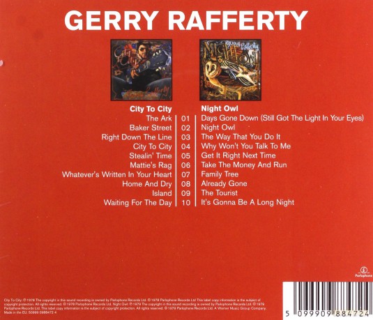Gerry Rafferty: City To City / Night Owl (Limited) [2CD]