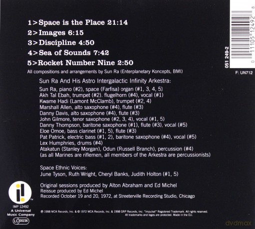Sun Ra: Space Is The Place [CD]