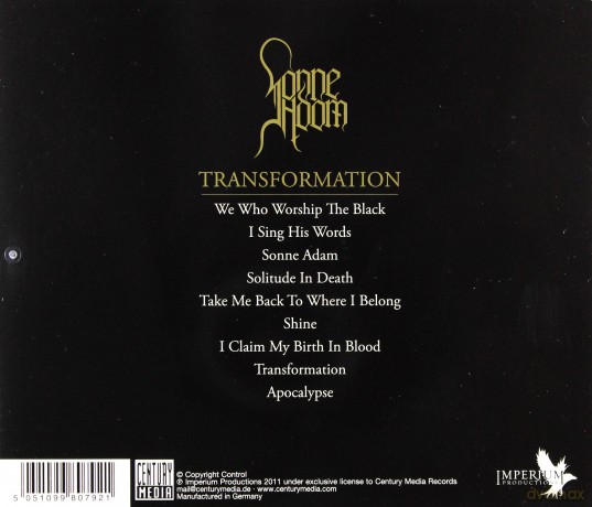 Adam Sonne: Transformation [CD]