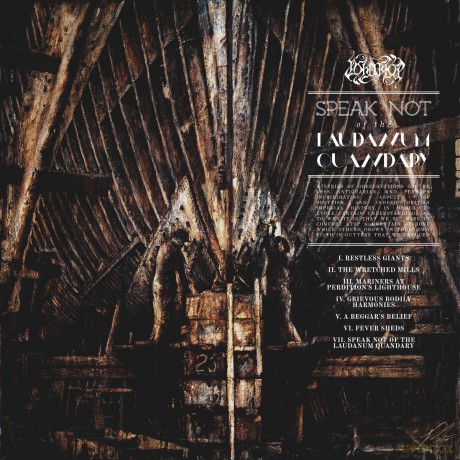 Ashenspire: Speak Not Of The Laudanum Quandary [CD]