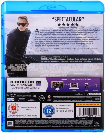 007 James Bond Spectre [Blu-Ray]