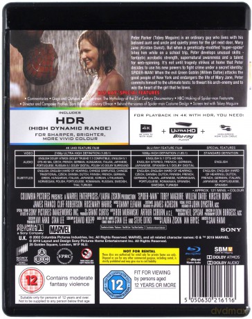 Spider-Man [Blu-Ray 4K]+[Blu-Ray]