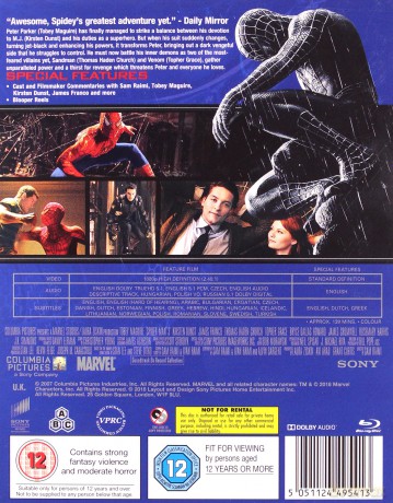 Spider-Man 3 [Blu-Ray]
