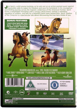 SPIRIT: STALLION OF THE CIMARRON - 2018 [DVD]