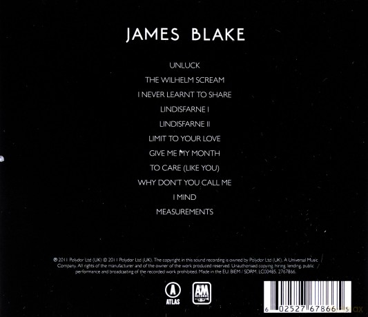 James Blake: James Blake (PL) [CD]