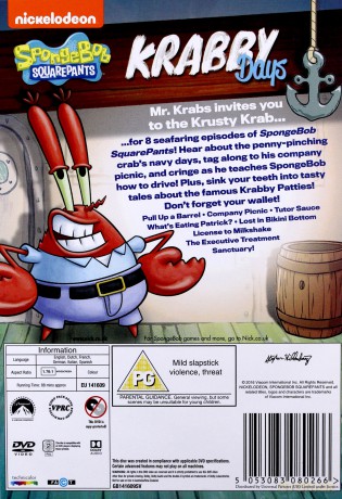 Spongebob Squarepants Krabby Days [DVD]