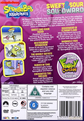 Spongebob Squarepants Sweet Sour Sqidward [DVD]