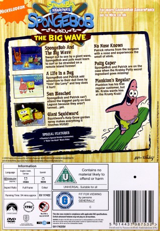 Spongebob Squarepants The Big Wave [DVD]