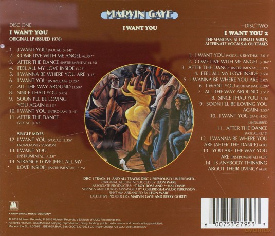 Marvin Gaye: I Want You (Deluxe) [2CD]