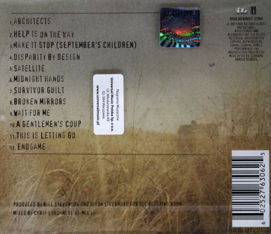 Rise Against: Endgame [CD]