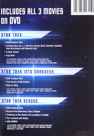 Star Trek Star Trek Into Darkness Star Trek Beyond [3DVD]