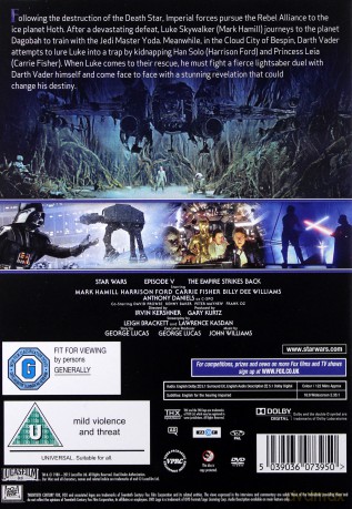 Star Wars Episode V The Empire Strikes Back [DVD]