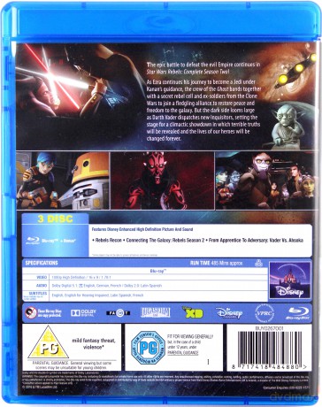 Star Wars Rebels Season 2 [3xBlu-Ray]