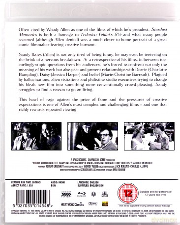 Stardust Memories [Blu-Ray]