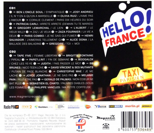 Hello France! (digipack) [2CD]