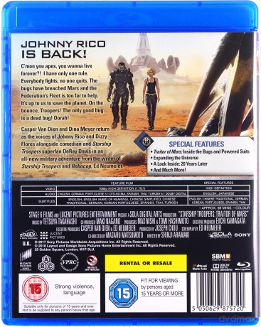 Starship Troopers: Traitor Of Mars [Blu-Ray]