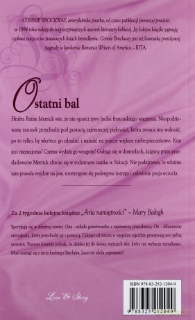 Romans historyczny 44: Ostatni bal - Connie Brockway [książka]