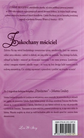Romans historyczny 47: Zakochany mściciel - Connie Brockway [książka]