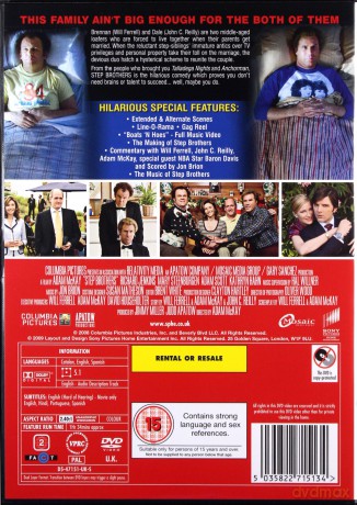 Step Brothers (Bracia przyrodni) DVD]