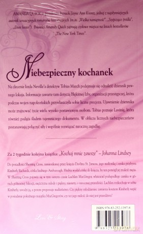 Romans historyczny 52: Niebezpieczny kochanek - Amanda Quick [książka]