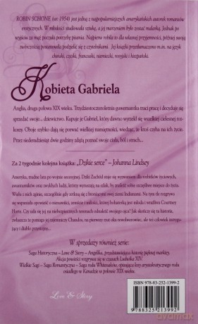 Romans historyczny 54: Kobieta Gabriela - Robin Schone [książka]