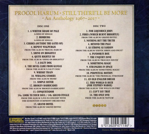 Procol Harum: Still Therell Be More: An Anthology 1967-2017 [2CD]