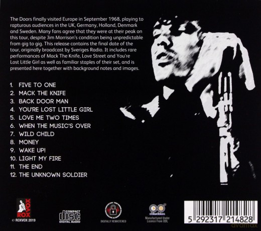 Doors: Stockholm 68 [CD]