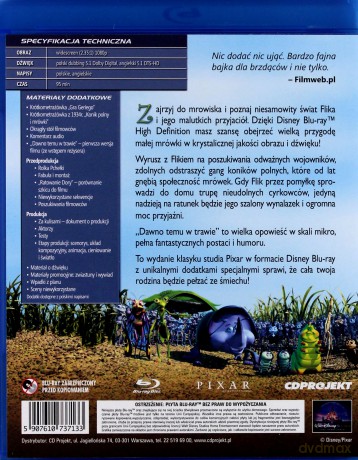 Dawno temu w trawie (Disney) [Blu-Ray]