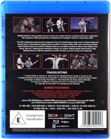 Talking Heads: Stop Making Sense [Blu-Ray]
