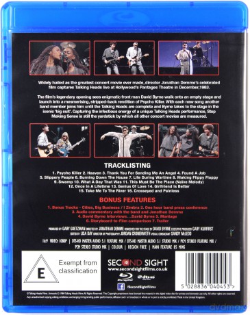 Talking Heads: Stop Making Sense [Blu-Ray]