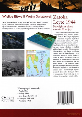 Wielkie Bitwy II Wojny Światowej 38: Zatoka Leyte 1944  Największa bitwa morska II wojny [książka]+[DVD]