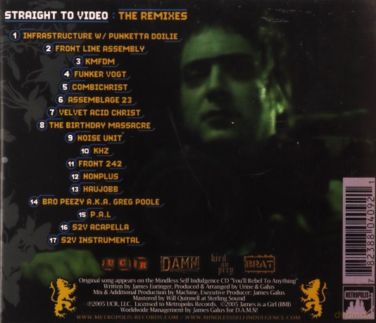 Mindless Self Indulgence: Straight To Video [CD]