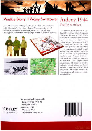 Wielkie Bitwy II Wojny Światowej 40: Ardeny 1944  Tygrysy w śniegu [książka]+[DVD]