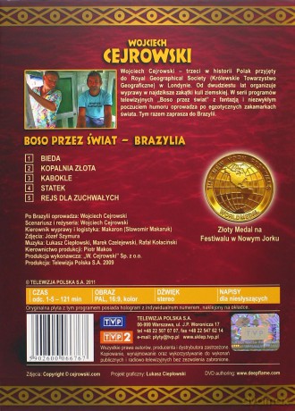 Boso Przez Świat: Brazylia - Wojciech Cejrowski [DVD]