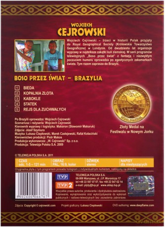 Boso Przez Świat: Brazylia - Wojciech Cejrowski [DVD]