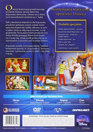 Kopciuszek 2: Spełnione marzenia (Disney) [DVD]