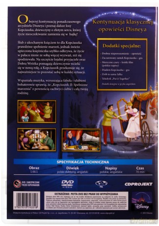 Kopciuszek 2: Spełnione marzenia (Disney) [DVD]