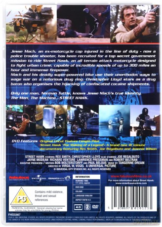 Street Hawk The Movie [DVD]