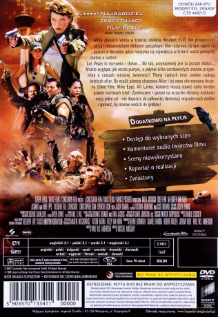 Resident Evil: Zagłada [DVD]