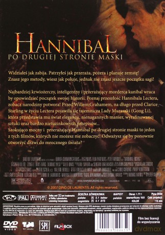 Hannibal. Po drugiej stronie maski wydanie specjalne [DVD]