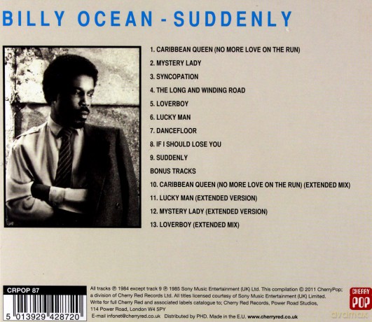 Billy Ocean: Suddenly (Expanded) [CD]