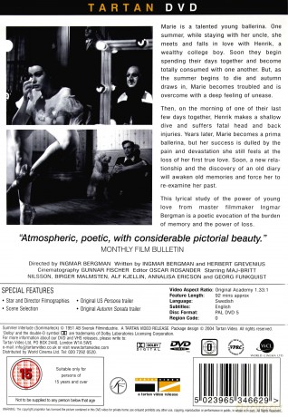 Summer Interlude (Letni Sen) [DVD]