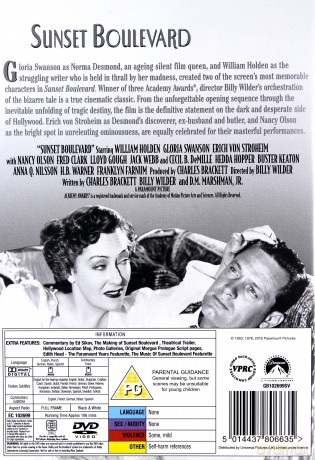 Bulwar zachodzącego Słońca [DVD]
