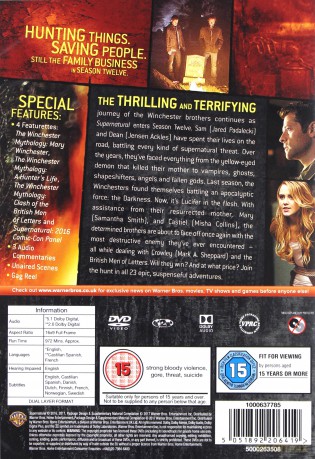 Supernatural Season 12 (Nie z tego świata) [DVD]