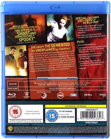 Supernatural Season 1 [4xBlu-Ray]
