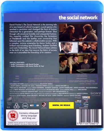 The Social Network [Blu-Ray]