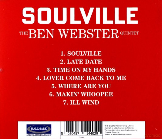Ben Webster Quintet: Soulville [CD]