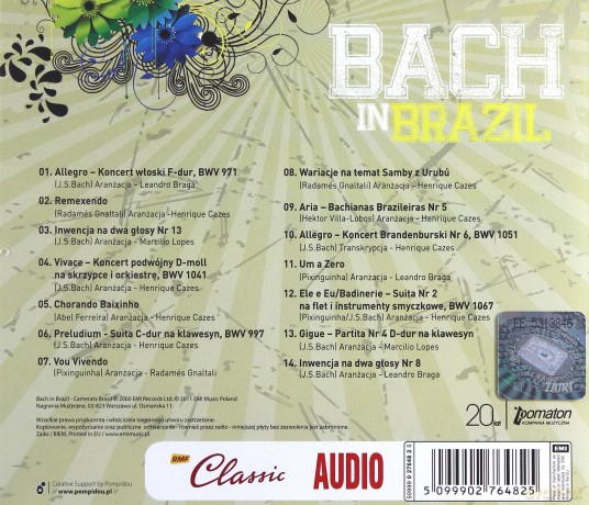 Camerata Brasil:  Bach In Brazil [CD]